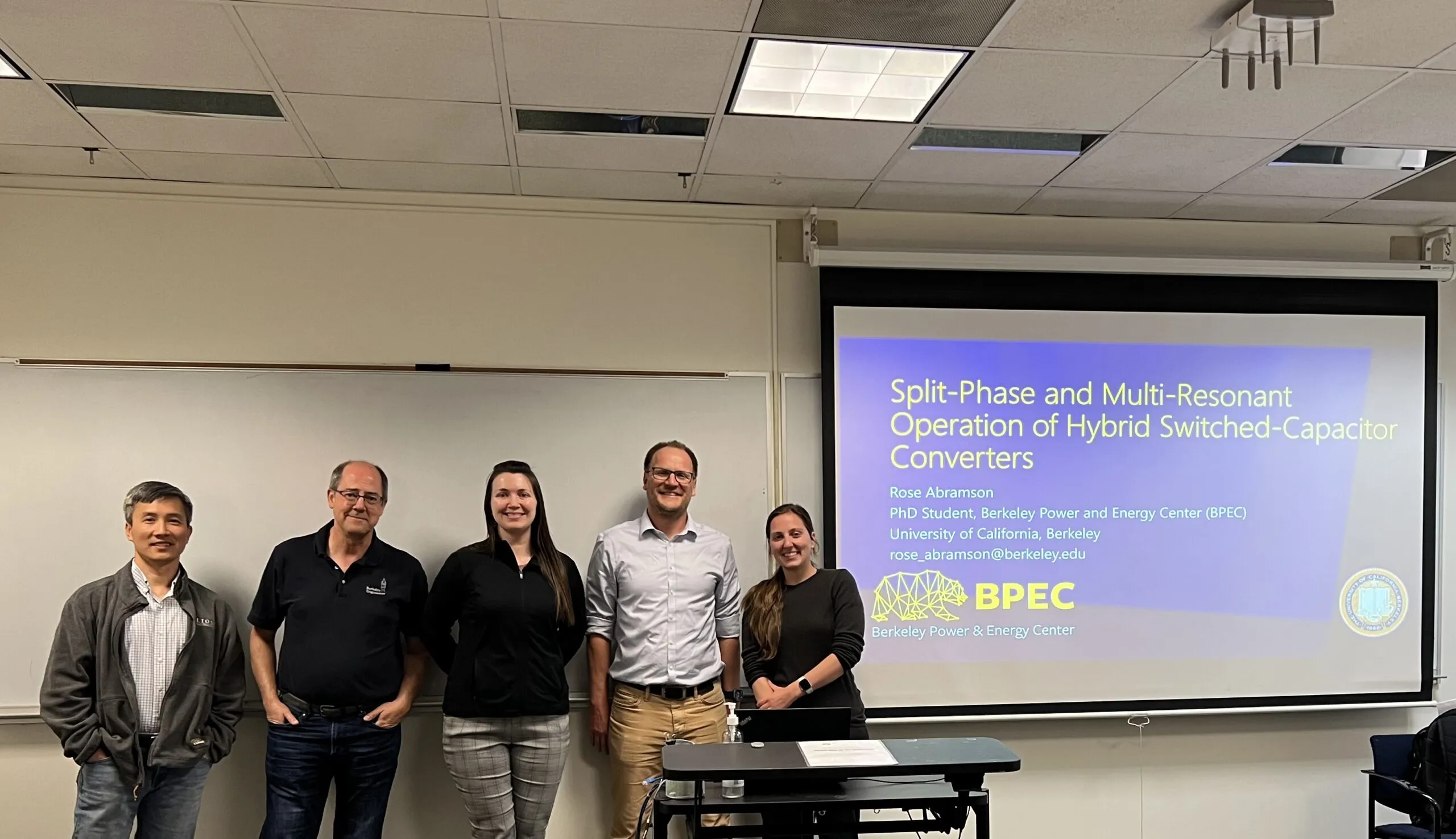 Rose Abramson receives Ph.D. Degree! - Berkeley Power and Energy Center